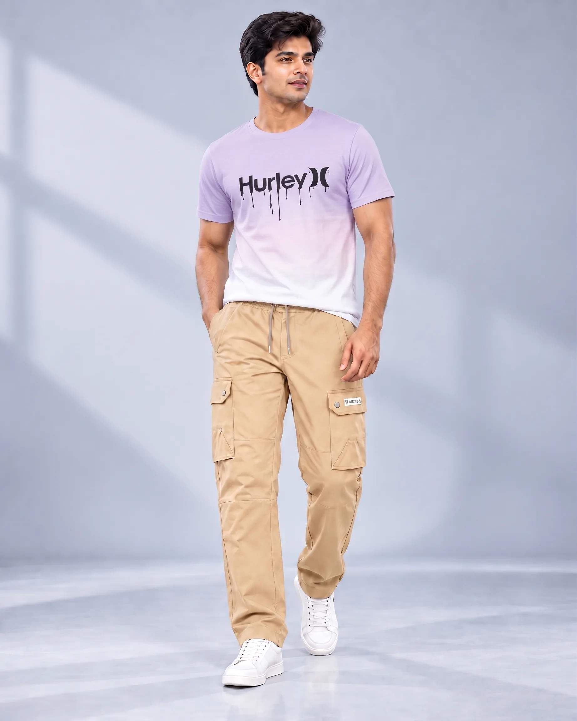 Hurley Premium Men's T-shirt & Trouser Combo