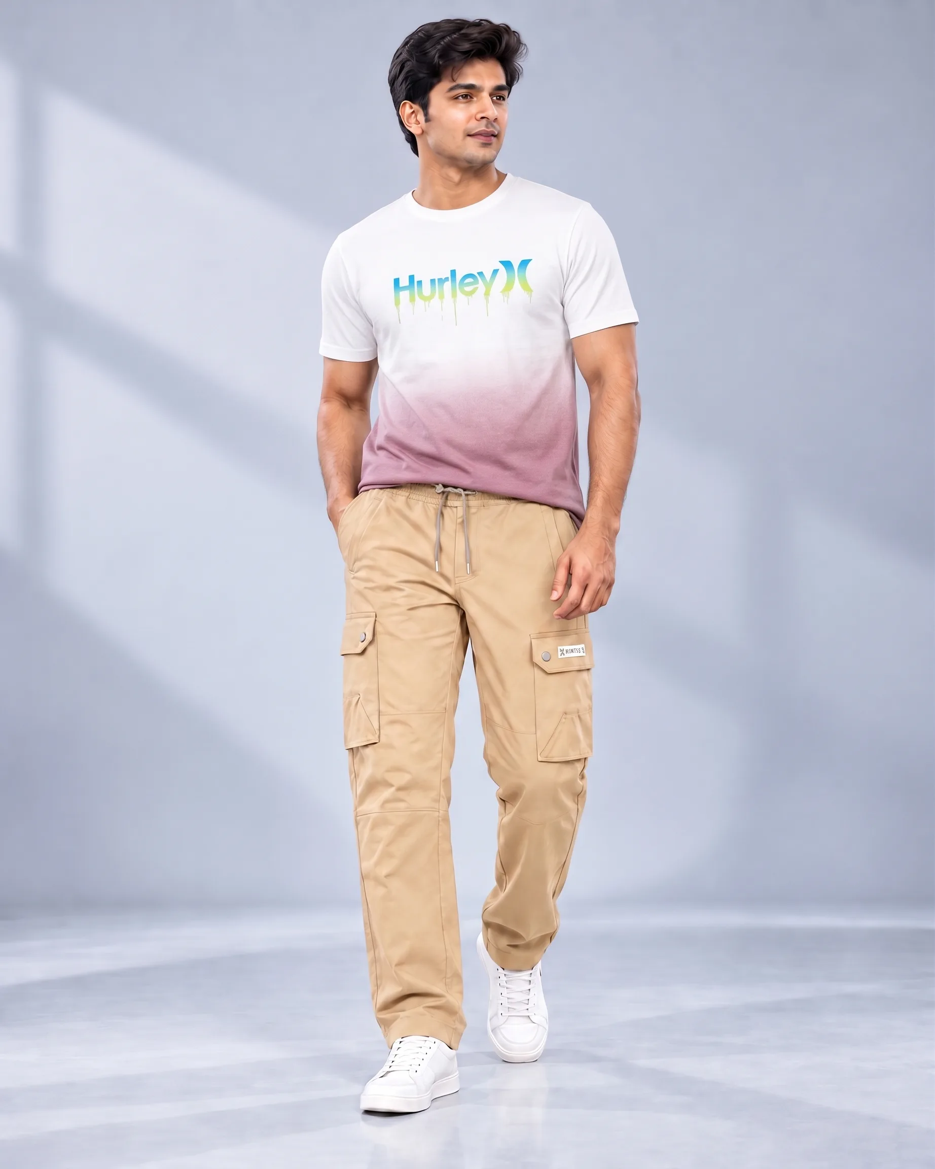 Hurley Premium Men's T-shirt & Trouser Combo